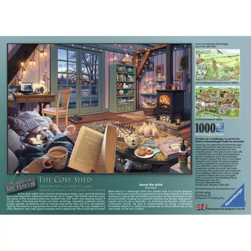 RAVENSBURGER Puzzle My Haven Cozy Garden Shed (1000 piezas)