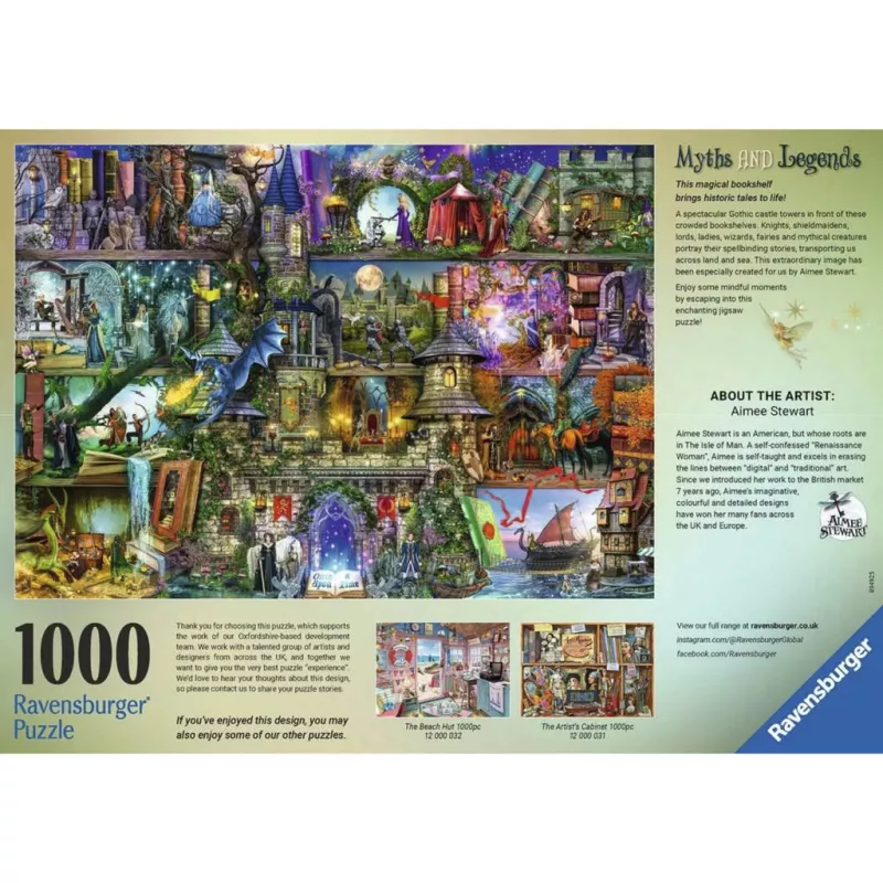 RAVENSBURGER puzzle Mitos y leyendas (1000 piezas)