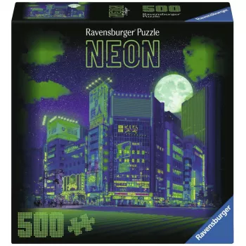 Ravensburger Puzzle Neon Collection Tokio (500 piezas)