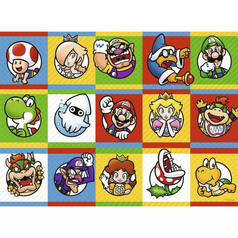Puzle Ravensburger Nintendo Super Mario - Character Collection (200 piezas)