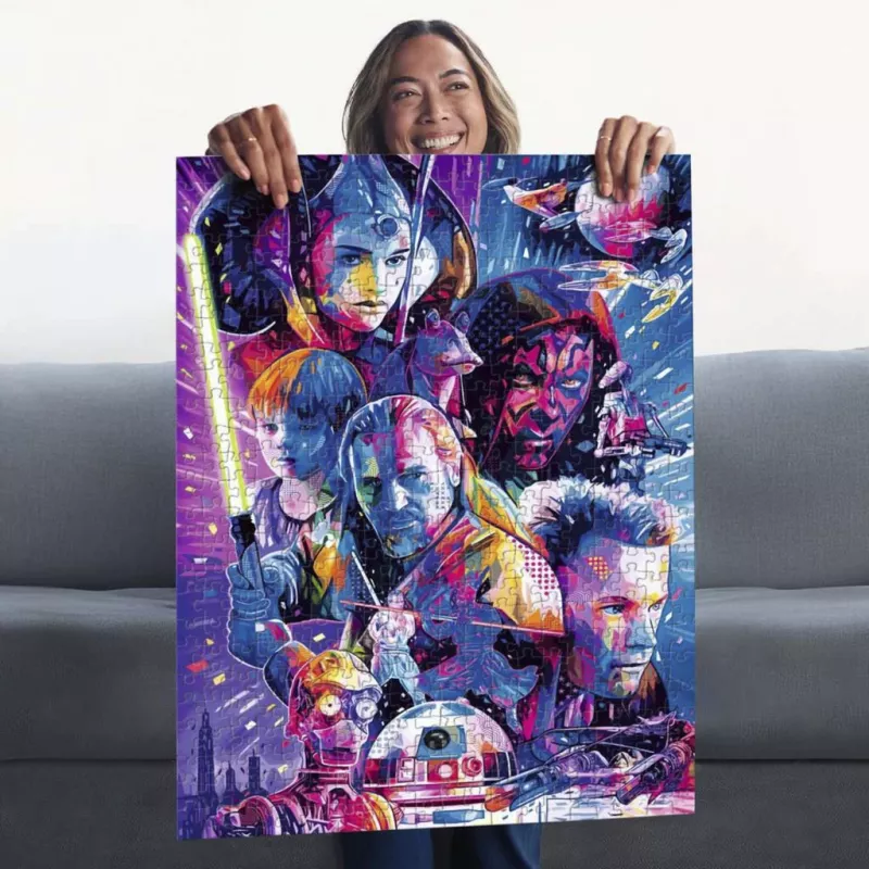 Ravensburger puzzle Star Wars Hyperspace Collection: The Phantom Menace (500 piezas, piezas grandes)
