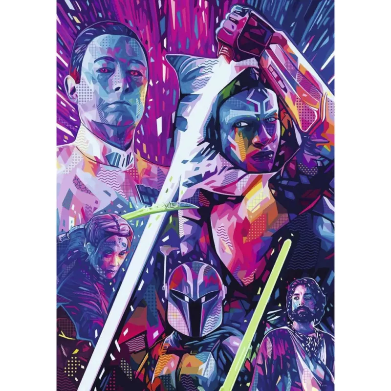 Ravensburger Puzzle Star Wars The Hyperspace Collection: Ahsoka (500 piezas, piezas grandes)