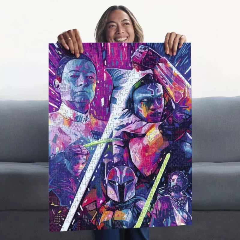 Ravensburger Puzzle Star Wars The Hyperspace Collection: Ahsoka (500 piezas, piezas grandes)