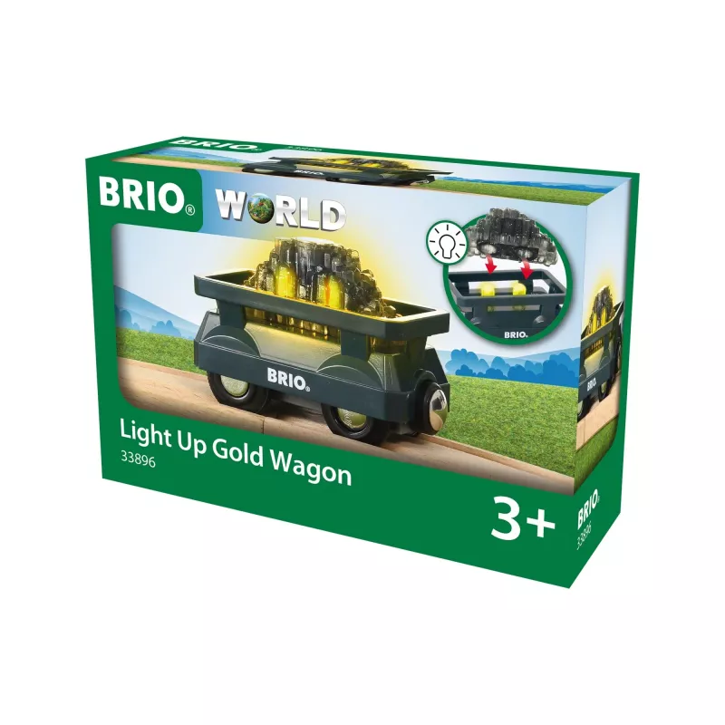 RAVENSBURGER World Vagón de oro con luz escala H0