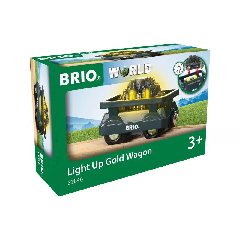RAVENSBURGER World Vagón de oro con luz escala H0