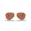 Ray-Ban gafas de sol Aviator Metal II RB36899064AF5 oro marrón degradado 58mm