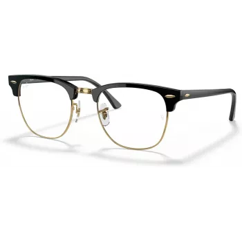 Ray-Ban Clubmaster Classic Gafas de sol RB3016 901/BF 51 - Montura negra cristales G-15 verdes