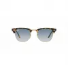 Ray-Ban Clubmaster RB3016 Gafas de sol gris transparente azul degradado 51mm