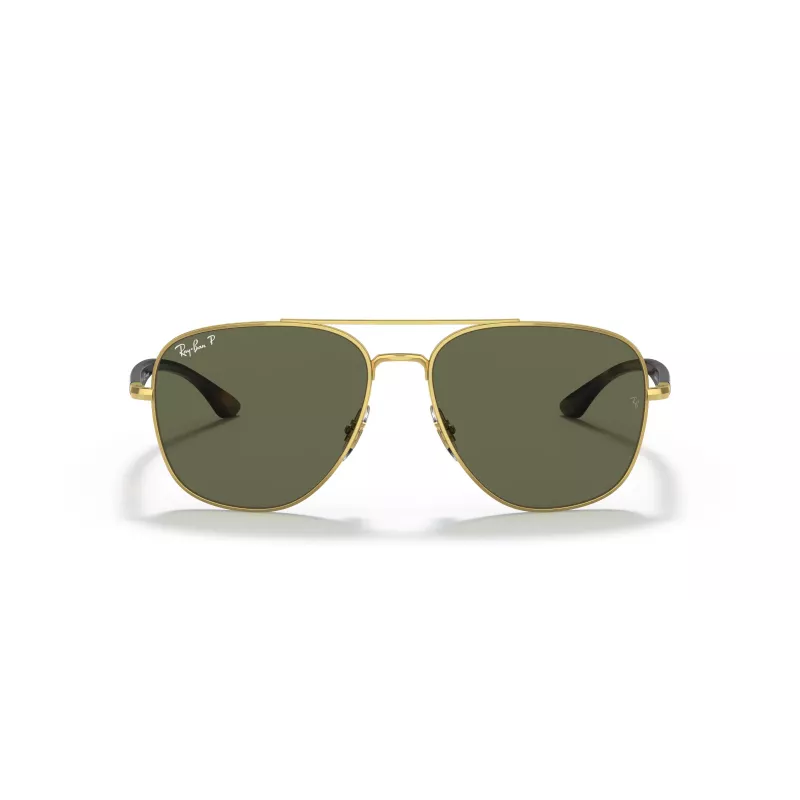 Ray-Ban Frank Gafas de sol RB3683 oro metal verde G-15 56mm unisex