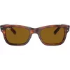 Ray-Ban Gafas de sol unisex Frank RB22839543355 Havana Brown 52mm