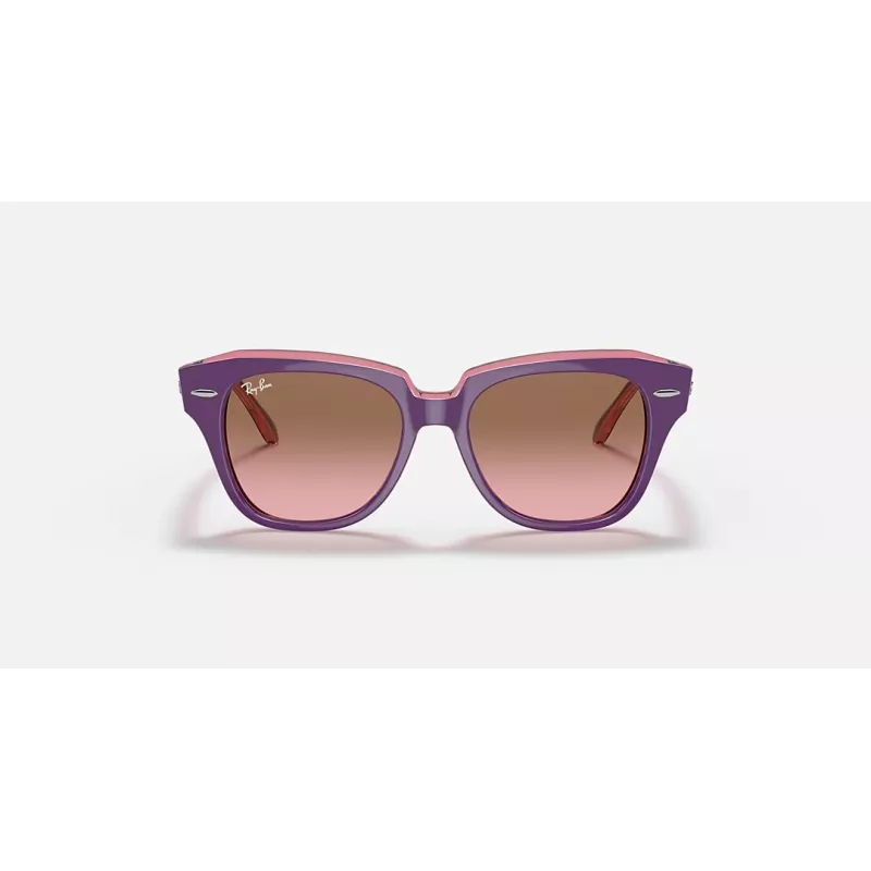 Ray-Ban Junior RB9186S711814 Gafas de sol - Montura cuadrada, Lentes azul oscuro, 46 mm