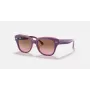 Ray-Ban Junior RB9186S711814 Gafas de sol - Montura cuadrada, Lentes azul oscuro, 46 mm