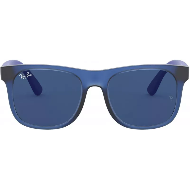 Ray-Ban Junior RJ9069S706080 Gafas de sol para niños Phantos Transparente azul gris Classic 48mm