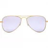 Ray-Ban Junior Gafas de sol niños RJ95062494V5 - montura azul transparente, lentes azules espejadas, 50 mm