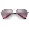 Ray-Ban Junior RJ9506S2117E5 Gafas de sol para niños, rectangulares, montura rosa transparente, lentes degradadas marrón claro rosas, 52/14/125 mm