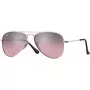 Ray-Ban Junior RJ9506S2117E5 Gafas de sol para niños, rectangulares, montura rosa transparente, lentes degradadas marrón claro rosas, 52/14/125 mm