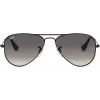 Ray-Ban Junior RJ9506S220115 Gafas de sol, negro mate, lentes grises degradadas, 50/13/120 mm