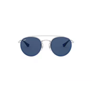 Ray-Ban Junior RJ9647S212804 Gafas de sol para niños - Negro brillante/Gris - 46/21/130 mm