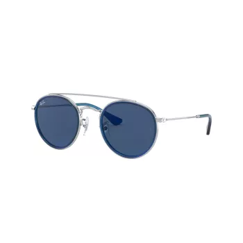 Ray-Ban Junior RJ9647S212804 Gafas de sol para niños - Negro brillante/Gris - 46/21/130 mm