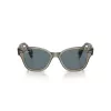 Ray-Ban RB0880S 66353R Gafas de sol mujer transparente marrón cuadradas 52mm