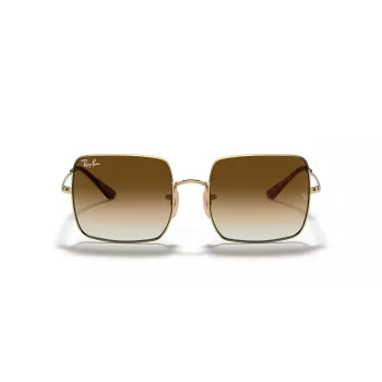 Ray-Ban RB1971-914751 Square 1971 gafas de sol - montura dorada pulida, lentes marrones degradadas, 54 mm