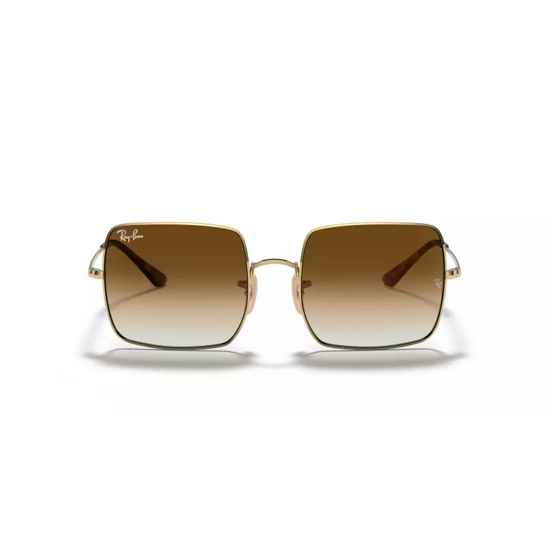 Ray-Ban RB1971-914751 Square 1971 gafas de sol - montura dorada pulida, lentes marrones degradadas, 54 mm