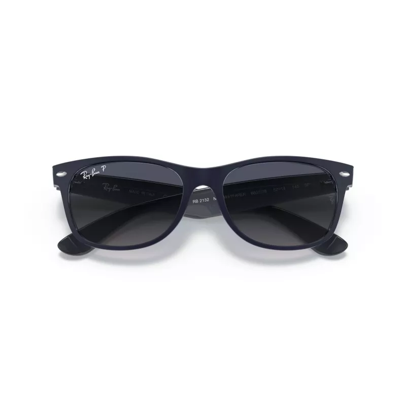 Ray-Ban RB2132 New Wayfarer Gafas de sol Havana Blue Gradient Polarized 55/18/145 mm Unisex
