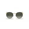 Ray-Ban RB3447JM91967 Gafas de sol unisex Redondas Metal Oro Montura Lentes verde oscuro 50/21/145 mm