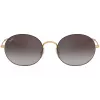 Ray-Ban RB3594-9114U0 Gafas de sol hexagonales unisex 53/20/145 mm Montura dorada Lentes marrón degradado