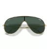 Ray-Ban RB3597 Wings gafas de sol montura gris transparente cristal gris degradado 133mm
