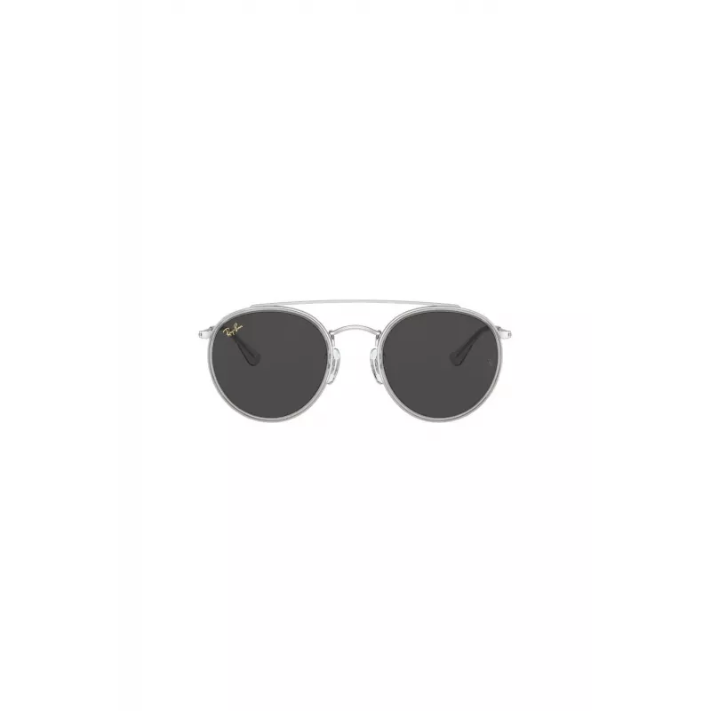Ray-Ban RB3647N 9211B1 Gafas de sol redondas unisex Montura dorada Lente degradada azul 51mm