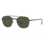 Ray-Ban RB3688 Gafas de sol gunmetal verde G-15 57mm