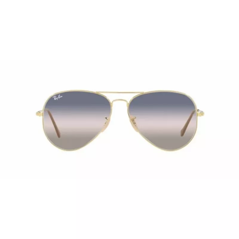 Ray-Ban RB3689001GE58 Aviator Reverse Gafas de sol oro marrón degradado 58mm