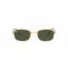 Ray-Ban RB3690 New Round Gafas de sol dorado/verde G-15 54mm unisex