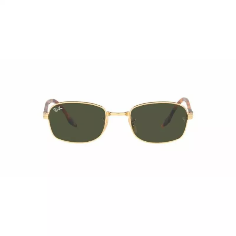 Ray-Ban RB3690 New Round Gafas de sol dorado/verde G-15 54mm unisex