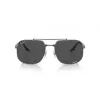 Ray-Ban RB3699 gafas de sol unisex, montura gunmetal, lentes gris degradado, 56 mm