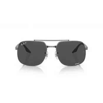 Ray-Ban RB3699 gafas de sol unisex, montura gunmetal, lentes gris degradado, 56 mm