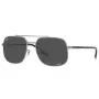 Ray-Ban RB3699 gafas de sol unisex, montura gunmetal, lentes gris degradado, 56 mm