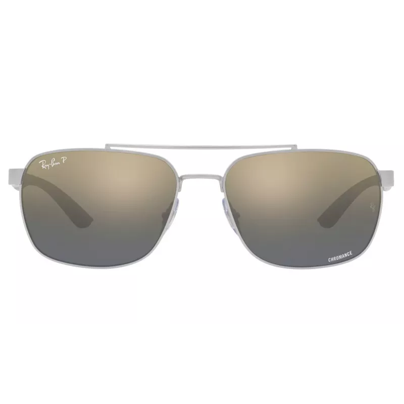 Ray-Ban RB3701003J059 gafas de sol de hombre montura metálica dorada lente verde/azul degradado 59mm