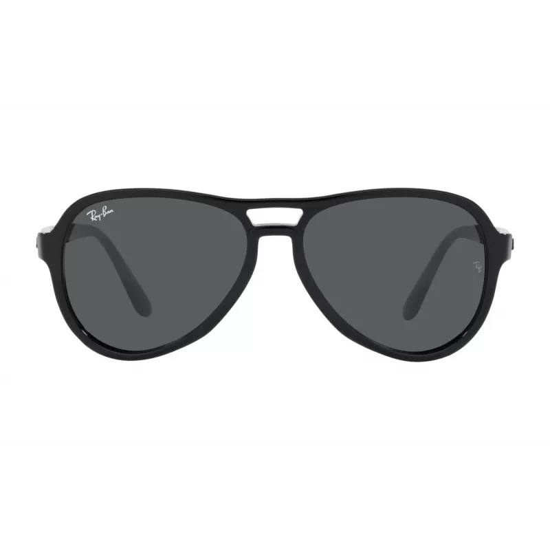 Gafas de sol unisex Ray-Ban RB4355601B158, montura negra pulida, lentes G-15 verdes, 58/15/140 mm