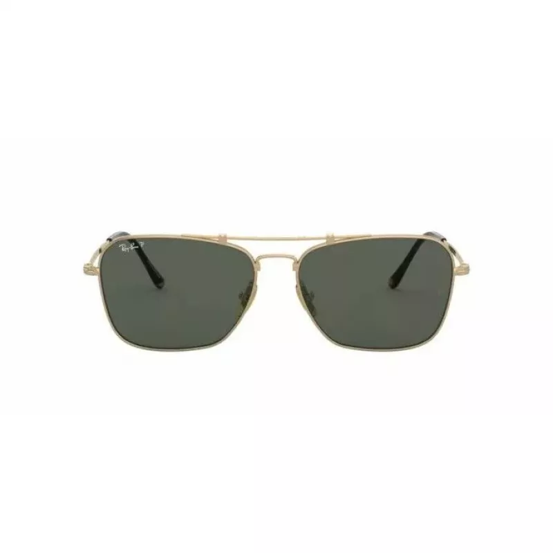 Ray-Ban RB8136M914358 gafas de sol de hombre, negro mate, montura cuadrada, lentes grises, 58/15/140 mm