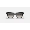 Ray-Ban RB9186S Gafas de sol para niños 711611 Montura azul transparente Cristal gris degradado 46mm