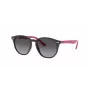 Ray-Ban Gafas de sol niños RJ9070S70218G, gris transparente, cuadradas, 46 mm