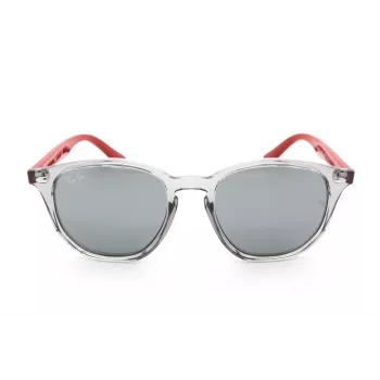 Ray-Ban Gafas de sol niños RJ9070S70636G montura de propionato gris transparente lente azul claro degradado 46mm