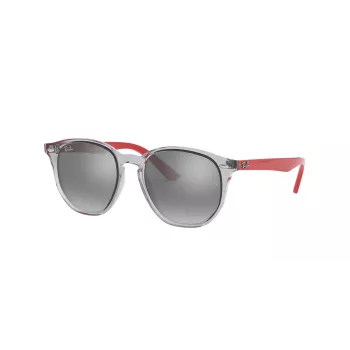 Ray-Ban Gafas de sol niños RJ9070S70636G montura de propionato gris transparente lente azul claro degradado 46mm
