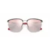 Ray-Ban Unisex RB3673MF060H2 Gafas de sol geométricas doradas con lentes azul oscuro, 56 mm