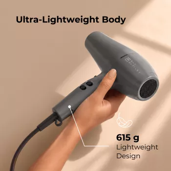 Ray Battler RB 0911 secador de pelo HD-0911 - 2000W iónico cerámica con golpe de aire frío, negro