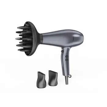 Ray Battler RB 0911 secador de pelo HD-0911 - 2000W iónico cerámica con golpe de aire frío, negro