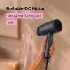 Secador de pelo Ray Battler RB 7007 HD-7007 - 2000W motor AC iónico cerámico, 3 niveles de calor/2 velocidades, golpe de aire frío, boquilla concentradora, negro