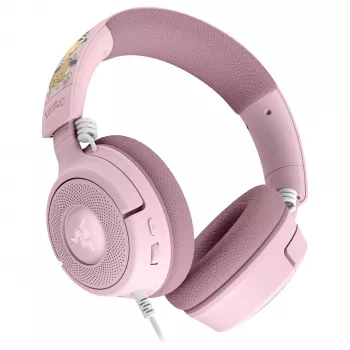 Razer Kraken V4 X Pokemon Pikachu & Eevee Edition Auriculares gaming con cable, USB-C, 40 mm